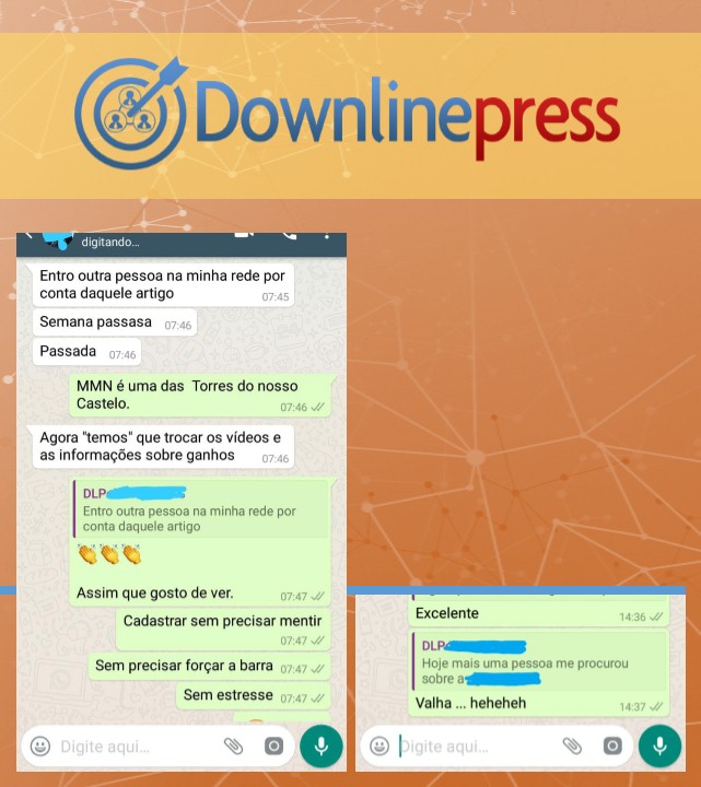 Depoimento Downline Press